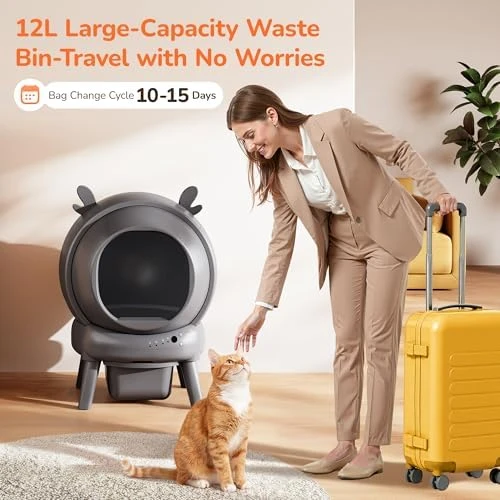 Automatic Self Cleaning Litter Box — Self-Cleaning Litter Box, Furrykiddy