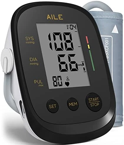 Blood Pressure Monitor, Upper Arm Large Cuff, Automatic, Manual Arm BP Monitor, 2*99 Memory — Blood Pressure Monitor, AILE