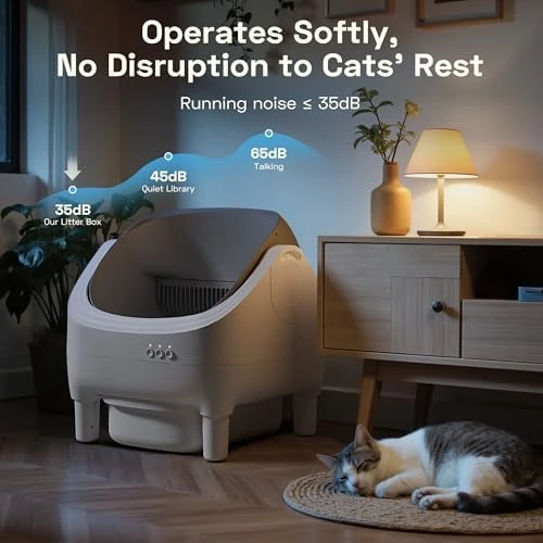Electric Automatic Self-Cleaning Litter Box with Smart APP Control — Self-Cleaning Litter Box, WARCAT