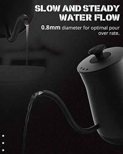 Gooseneck Kettle with Auto Shut Off — Electric Kettle, Keebar