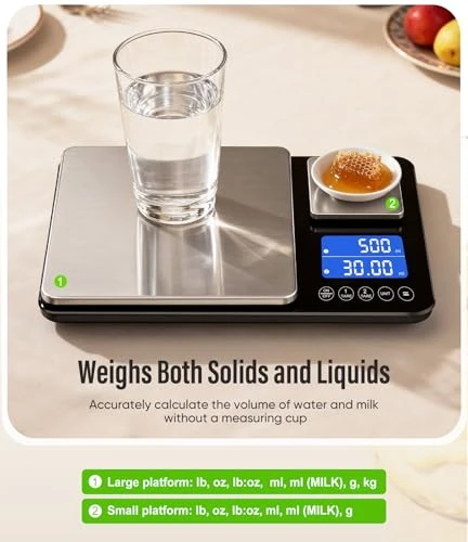 Kitchen Scale with Dual Platform — Kitchen Gadgets, Letron