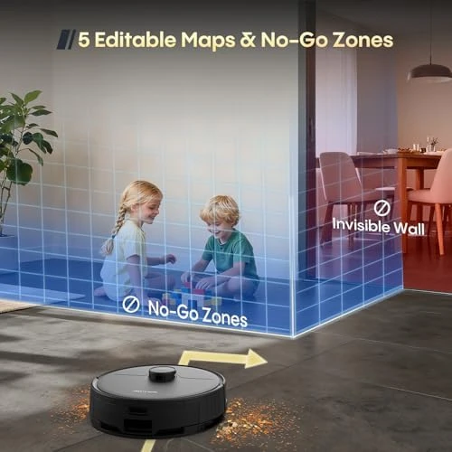Robot Vacuum and Mop Combo with Self-Emptying Dock — Robot Vacuum, eitton