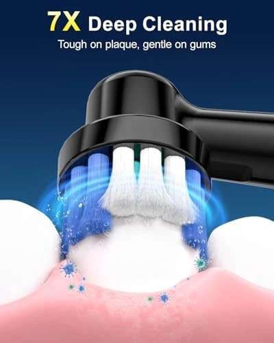 Rotating Electric Toothbrush with 5 Cleaning Modes — Electric Toothbrush, MCUDKIK