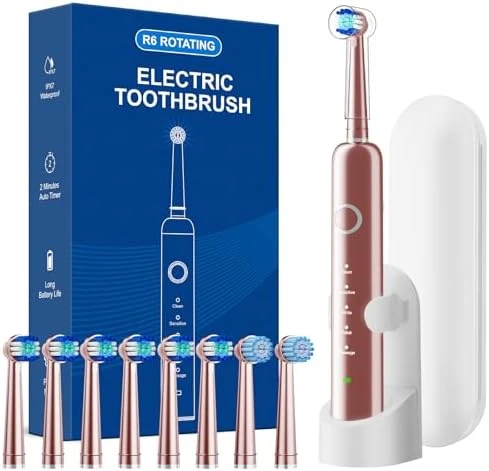 Rotating Electric Toothbrush with 5 Cleaning Modes — Electric Toothbrush, MCUDKIK