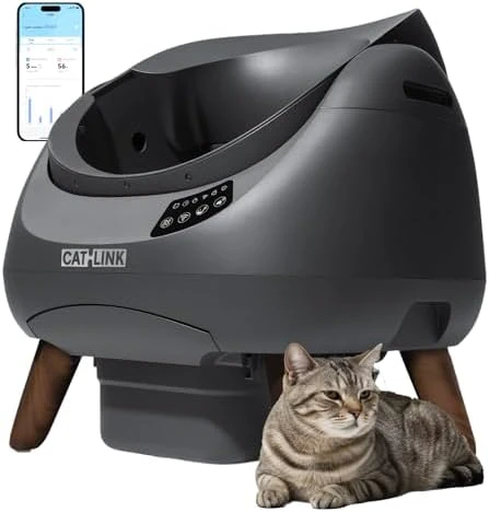 Self Cleaning Cat Litter Box Open-X — Self-Cleaning Litter Box, CATLINK