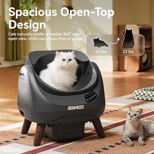 Self Cleaning Cat Litter Box Open-X — Self-Cleaning Litter Box, CATLINK