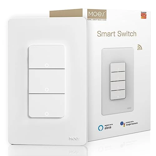 Smart 4 Gang Light Switches, 2nd Generation — Smart Switch, MOES