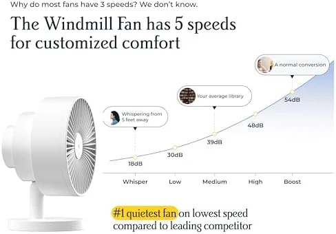 Smart Fan – Ultra-Quiet 2-in-1 Air Circulator with Remote — Smart Fan, Windmill