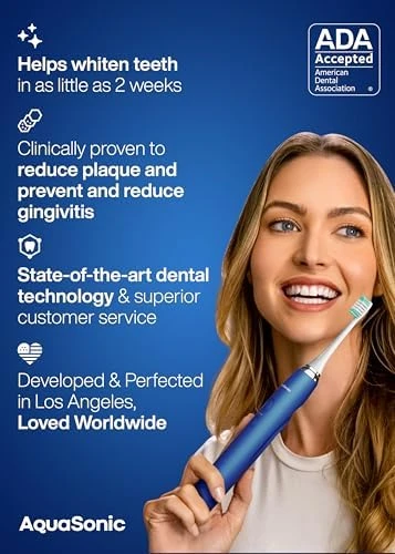 Ultra-Whitening Electric Toothbrush — Electric Toothbrush, AquaSonic