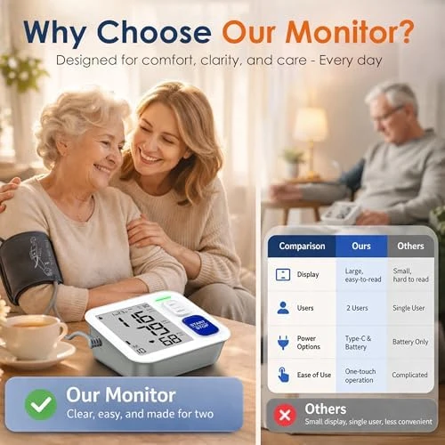 Upper Arm Blood Pressure Monitor — Blood Pressure Monitor, ROTOPATA