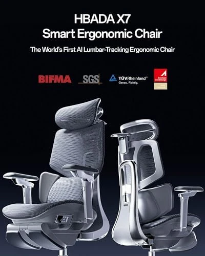 X7 Smart Ergonomic Chair — Smart Chairs, Hbada