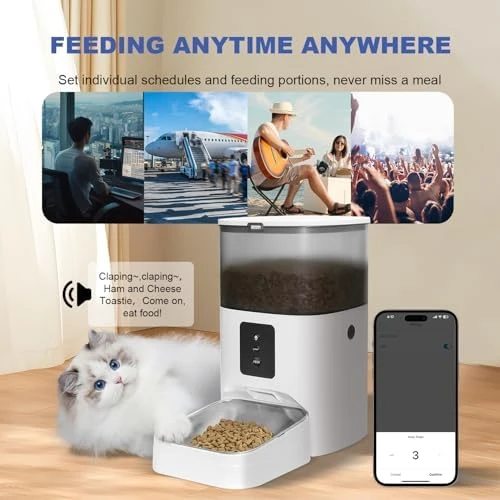 2.4G Automatic Cat Feeder — Automatic Pet Feeder, ANDOLL HOME