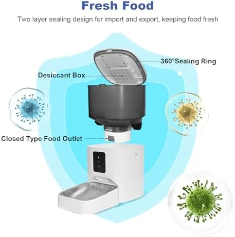 2.4G Automatic Cat Feeder — Automatic Pet Feeder, ANDOLL HOME