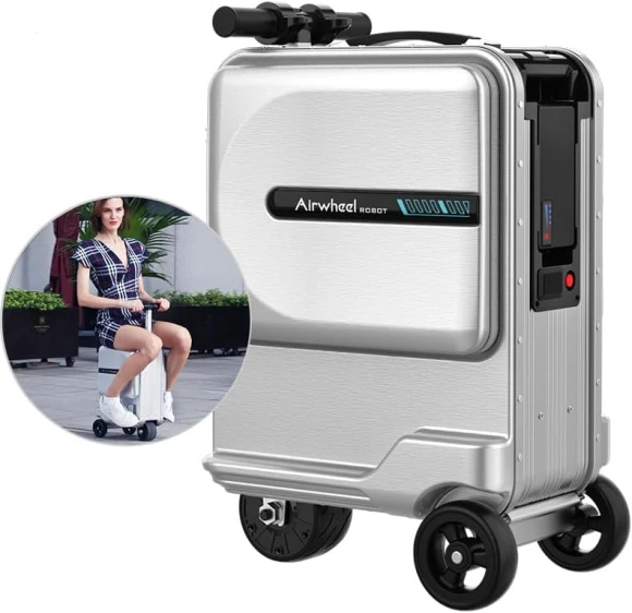 20 Inch Smart Rideable Suitcase Electric Luggage Scooter Carry On — Smart Luggage, Airwheel
