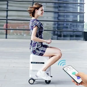 20 Inch Smart Rideable Suitcase Electric Luggage Scooter Carry On — Smart Luggage, Airwheel