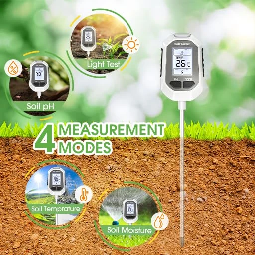 4-in-1 Soil Moisture Meter — Soil Moisture Sensor, YAMRON