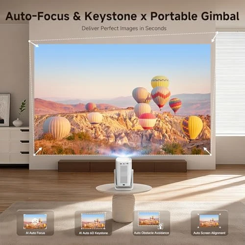 4K Outdoor Projector with WiFi and Bluetooth — Smart Projector, iSinbox