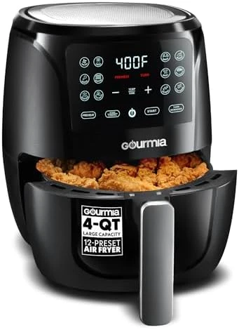 6 Qt Air Fryer with Digital Display and 12 Presets — Air Fryer, Gourmia