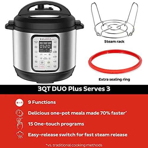 Duo Plus 9-in-1 Electric Pressure Cooker — Multicooker, Instant Pot