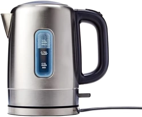 Electric Stainless Steel Kettle for Tea and Coffee — Electric Kettle, Amazon Basics
