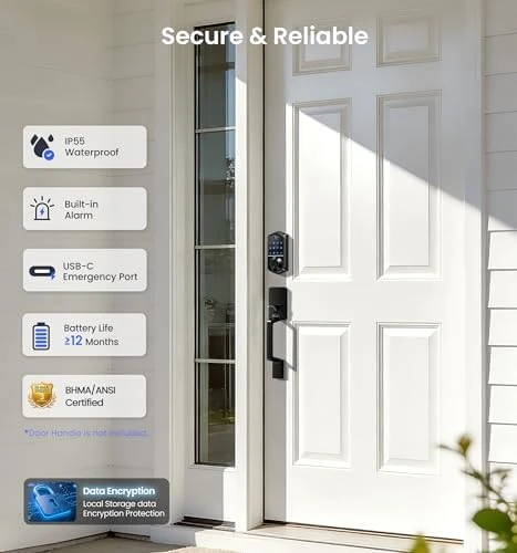 Fingerprint Smart Door Lock — Smart Lock, Veise