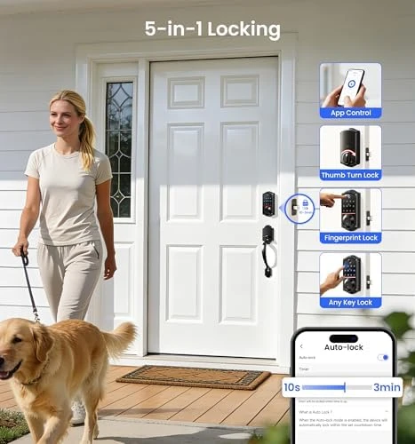 Fingerprint Smart Door Lock — Smart Lock, Veise