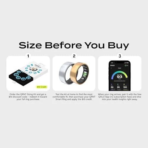 QRNT Slim Smart Ring — Smart Ring, QALO