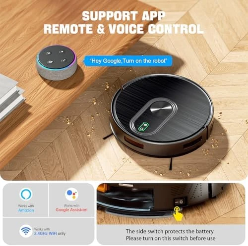Robot Vacuum and Mop Combo — Robot Vacuum, XIEBro