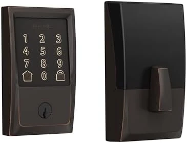 Smart Wi-Fi Deadbolt Lock with Touchscreen Keypad — Smart Lock, SCHLAGE