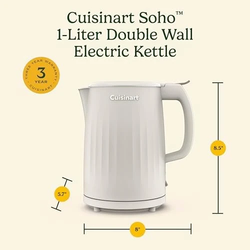 Soho Double Wall Electric Hot Water Kettle — Electric Kettle, Cuisinart