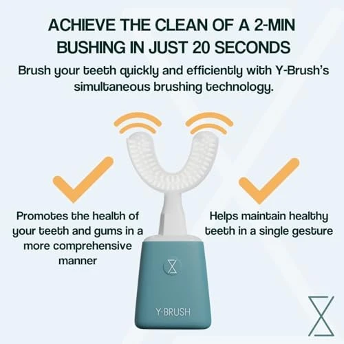 Sonic Electric Toothbrush with U-Shape Design — Electric Toothbrush, Y-Brush