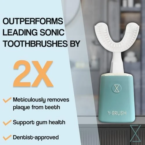 Sonic Electric Toothbrush with U-Shape Design — Electric Toothbrush, Y-Brush