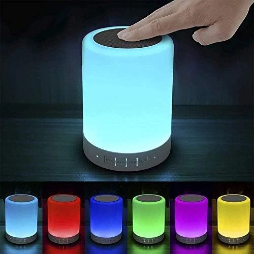 Touch Bedside Lamp with Bluetooth Speaker — Desk Lamp, Elecstars