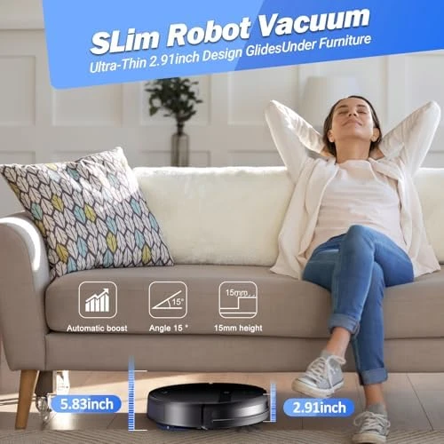 Ultra-Slim Robot Vacuum & Mop — Robot Vacuum, Killgone