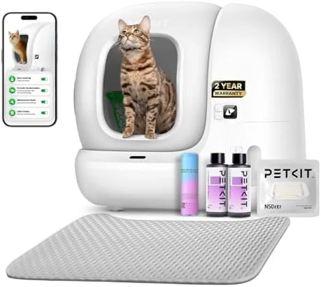 Upgraded Automatic Cat Litter Box — Self-Cleaning Litter Box, PETKIT
