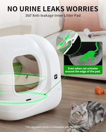 Upgraded Automatic Cat Litter Box — Self-Cleaning Litter Box, PETKIT