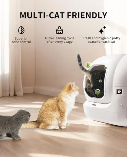 Upgraded Automatic Cat Litter Box — Self-Cleaning Litter Box, PETKIT