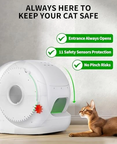 Upgraded Automatic Cat Litter Box — Self-Cleaning Litter Box, PETKIT