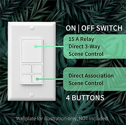 Z-Wave Long Range Scene Controller — Smart Home Hub, ZOOZ