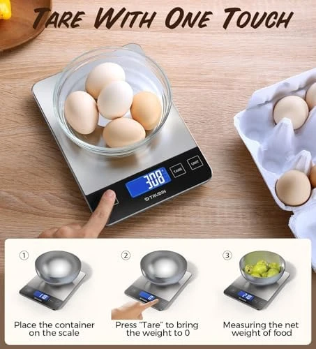 33lb Food Scale — Kitchen Gadgets, TRUDIN