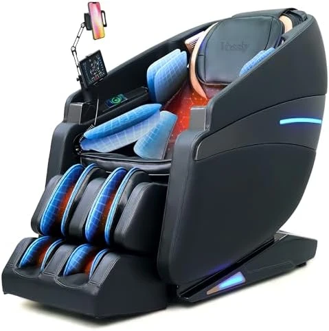 4D Massage Chair Full Body Recliner with Heat – Zero Gravity 57'' SL Track Shiatsu Massage Chair for Home Office with AI... — Massage Chairs, Vosaky