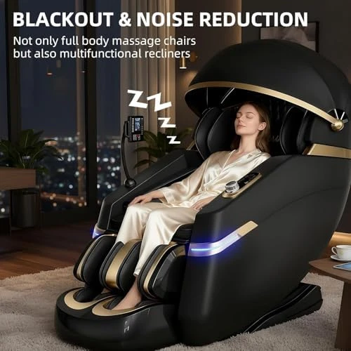 4D Smart Massage Chair - Zero Gravity S-L Full Body Massage Sofa/Recliner — Massage Chairs, SOMANOVA