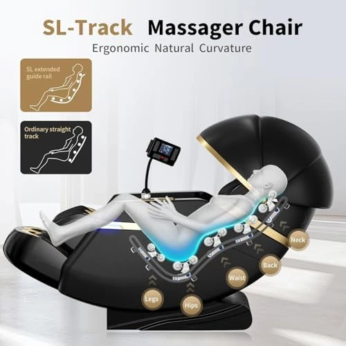 4D Smart Massage Chair - Zero Gravity S-L Full Body Massage Sofa/Recliner — Massage Chairs, SOMANOVA