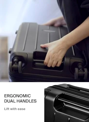Air Vacuum Seal Suitcase Carry-On — Smart Luggage, BlackVoyage