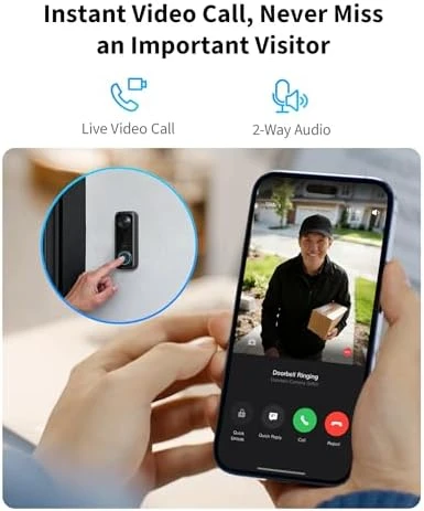 Doorbell Camera with Chime — Video Doorbell, Aqara