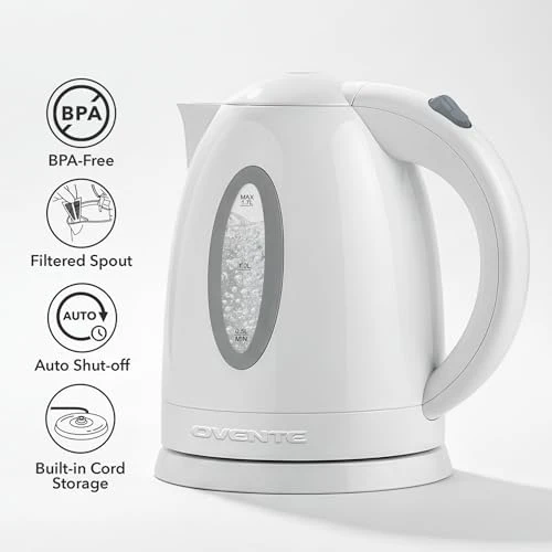 Electric Kettle 1.7L — Electric Kettle, OVENTE