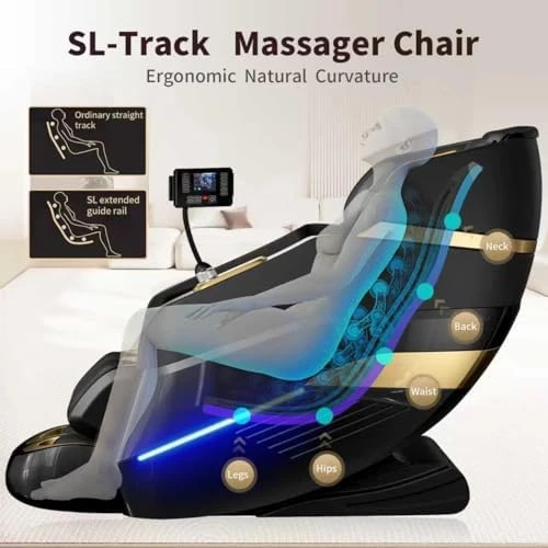 Full Body Massage Chair with Zero Gravity and 3D SL-Track — Massage Chairs, Dr.hiumi