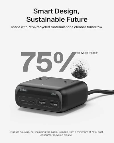 GaN Charging Station 70W, 7-in-1 — Power Bank, Belkin