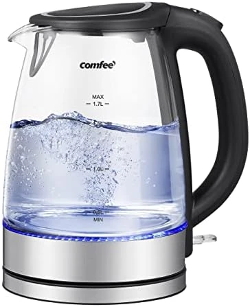 Glass Tea Kettle and Kettle Water Boiler — Electric Kettle, COMFEE'