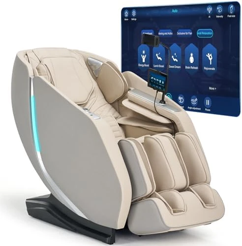 Massage Chair Full Body Zero Gravity with Rocking Sleep Mode and Knee & Calf Therapy — Massage Chairs, UIIU